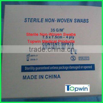 sterile nonwoven sponge