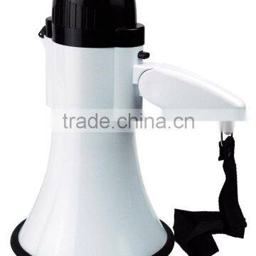 small portable good quality plastic megaphone with record and siren