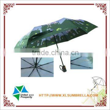 heat transfer printing automatic windproof umbrella