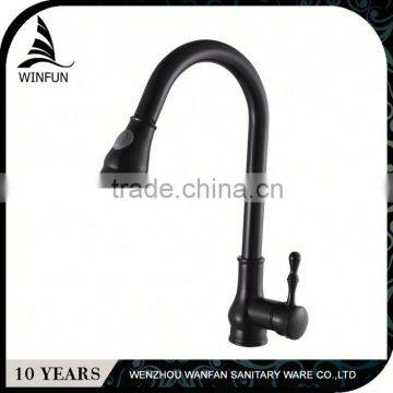 Professional mould design black kitchen faucet/dragon faucet