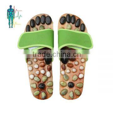 New Natural Men&Women Stone Foot Massager Slippers with Acupuncture Function