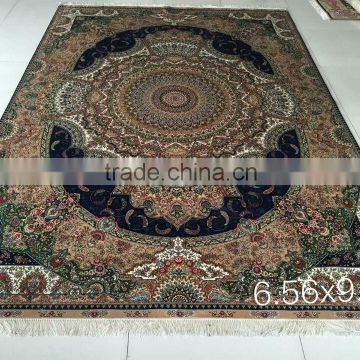 handmade silk persian carpet high density hand knotted persian carpet comfortable silk rugs