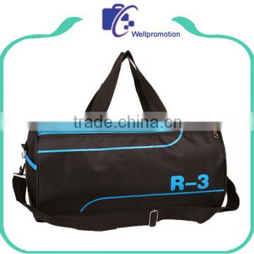 Fashion polyester travel duffle bag, men sports duffle bag