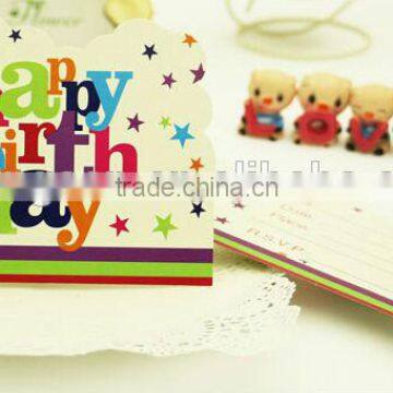 2014 hot new customized happy birthday cards china supplier