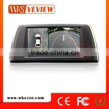 Bird View 360 Degree car security camera system with moving guide line