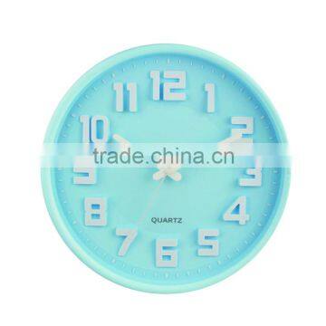 3d promotional plastic modern 3D decorative wall clock with scale