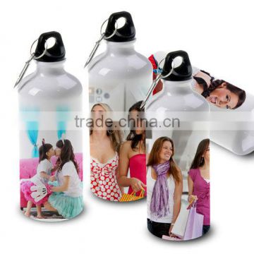 Sublimation Aluminium heat transfer Water bottle /sublimation Promotional Sport/Travel Water Bottle 400-600ml