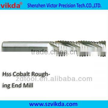 HSS Co8 roughing finishing end mill