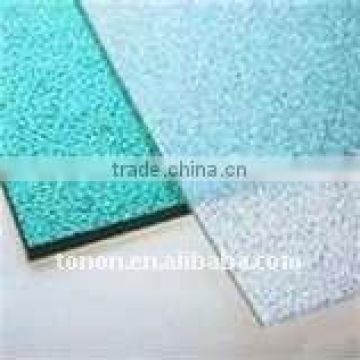 2-18mm 50vm UV polycarbonate embossed sheet for sound barrier