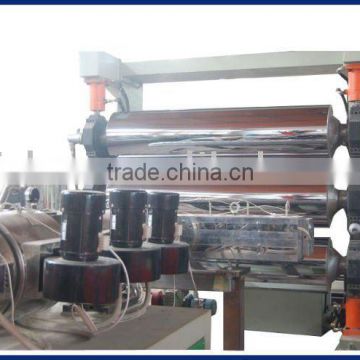 Three roller calender for plastic sheet machine