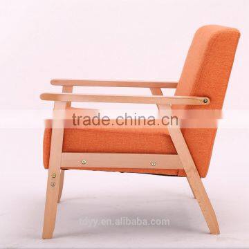 TDSF-01-2 QVB JIANDE TONGDA LIVINGROOM BEECH WOODFABRICE ARMREST SOFA COFFEE SHOP SOFA LEISURE SOFA LIVING ROOME SOFA