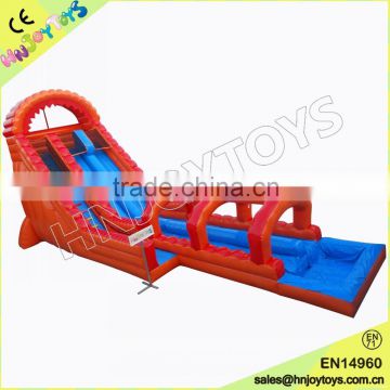 Outdoor cheap big water slide water slide with pool for sale