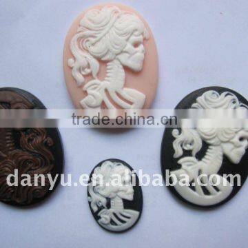 skull-DIY flat back resin craft for decoration