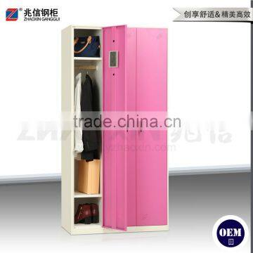 Material 3-door Closet Key Lock Colorful Steel Locker Staff Office Locker photo-5