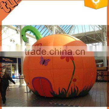 HOT sell custom Christmas giant inflatable peach, inflatable fruit for party decoration