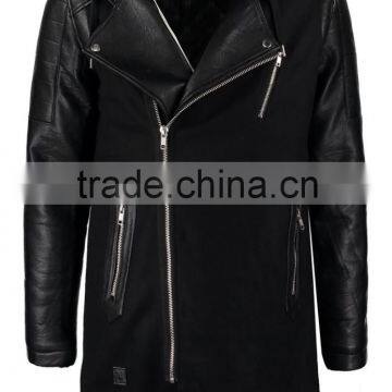 Men's Winter sheep leather Coats in black