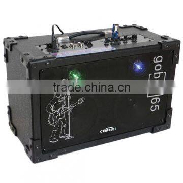 10 Inch Professional Active DJ Speakers With USB/SD/FM/ MIXER /with 2pcs Wireless MICs photo-2