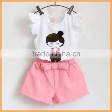 free shipping new baby girls clothes set children suits summer clothing set2-piece