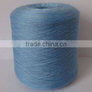 100% polyester DYED yarn 42S/2 in best quality and good price