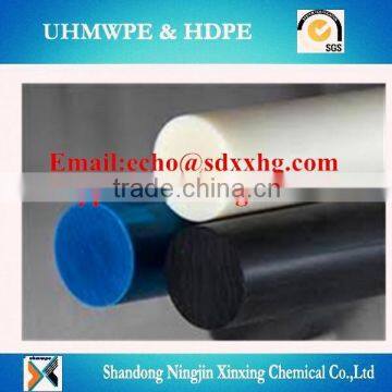 pure HDPE stick/ nature color plastic bar/ anti-wear uhmwpe rod for machanical