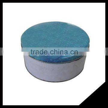 Round Chocolate Tin Storage Box Metal Tin Can For Home