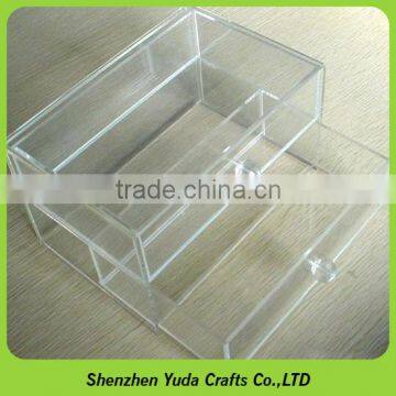 Hotel Supplies Acrylic Table Drawers For Hotel Decoration Small Acrylic Drawers