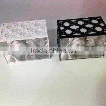 Acrylic Box With LED Light LED Box Display in White