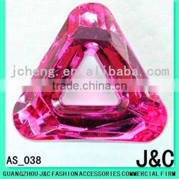 garment accessories crystal square acrylic stone