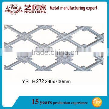 Cast aluminum flower and leaves for decoration fence gate stair railing window grill