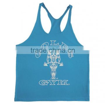 Customized Tank top. men singlet, y back stringer