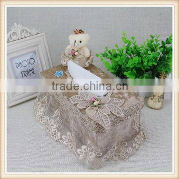 Yiwu Household Decoration Table Flannel Tissue Box