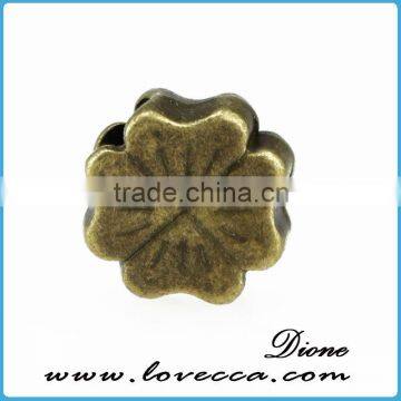 Hot sale 8*8mm bronze pendant charms, alloy charms