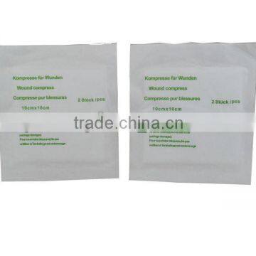 Sterile non-adhesive pad wound compress