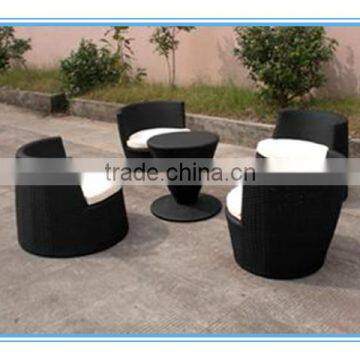 2016 popular style outdoor alu rattan chair with cushion polyester LK8013