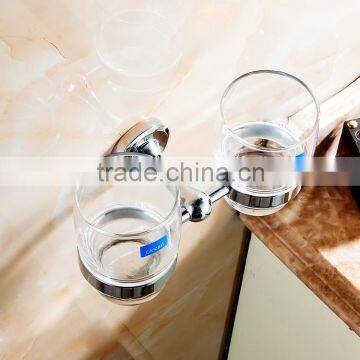 2016 Bathroom Accessory With Brass Fancy Holtel Use Double Cup Tumbler Holder. photo-6