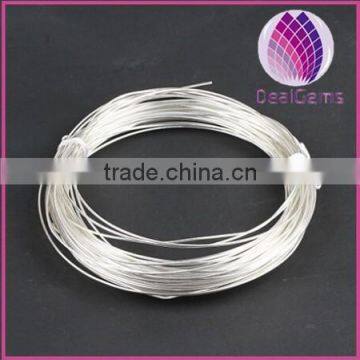 Jewelry finding 0.4mm 925 sterling silver round wire