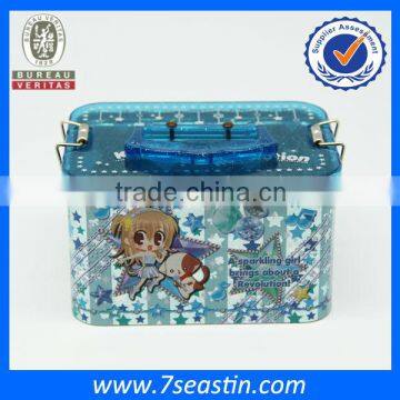 plastic lid delicate gifts tin box for kids