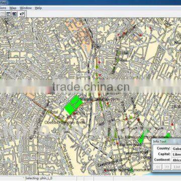 Newest Ghana mapinfo tab map digital map