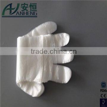 Disposable HDPE Glove 5 Fingers PE Gloves With Cheap Price photo-2