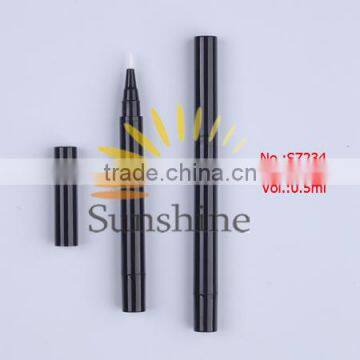 Sunshine-SZ234,0.5ml twist up liquid eyeliner penpliner pen with thin sponge tip, pen dispenser, cosmetic pen, pen applicator