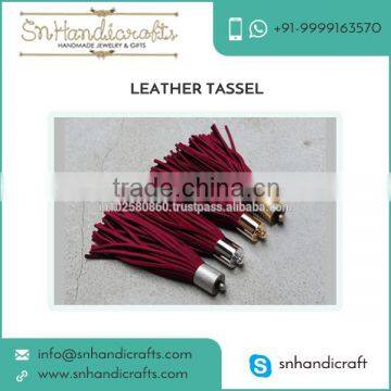 Wholesale Selling of Leather Tassels Keychain From Top Seller