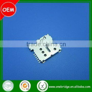 Customized high precision pcb sim card connector