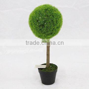 Wholesale Big Artificial Green Grass Ball Bonsai for House Decoration photo-2