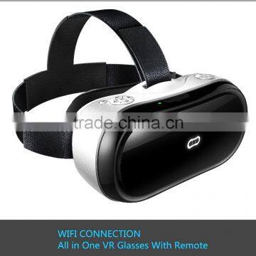 New arrival wifi connection all in one 3d Vr Glasses /sex video vr box with bobo vr player