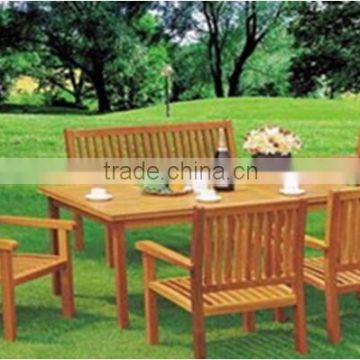 Chat seat outdoor garden woods chair dining set DH-2006