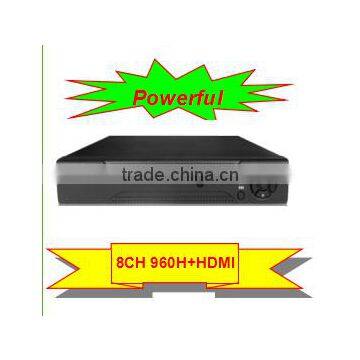 8ch HD High Realtime Resolution 960H Hybrid Model Dvr