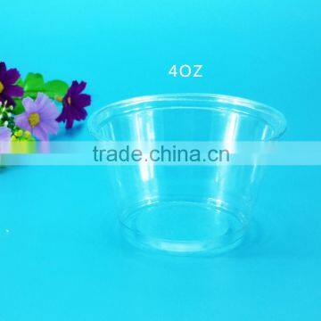 Healthy Clear Small Plastic Cup Customized PET Seasoning Cup With Lids