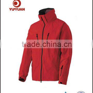 Men's winter detachable hood windproof ski jacket, outdoor sport wear