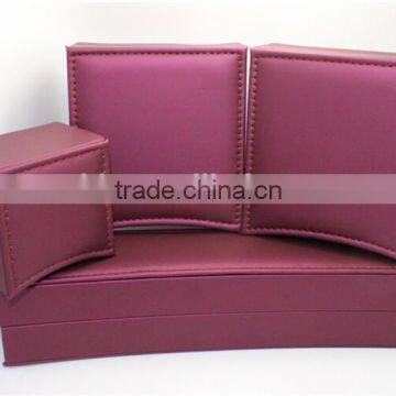 High-end luxury jewelry box sets pu necklace boxes customize