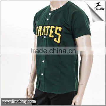 buttons blank oem custom fashion baseball jersey
